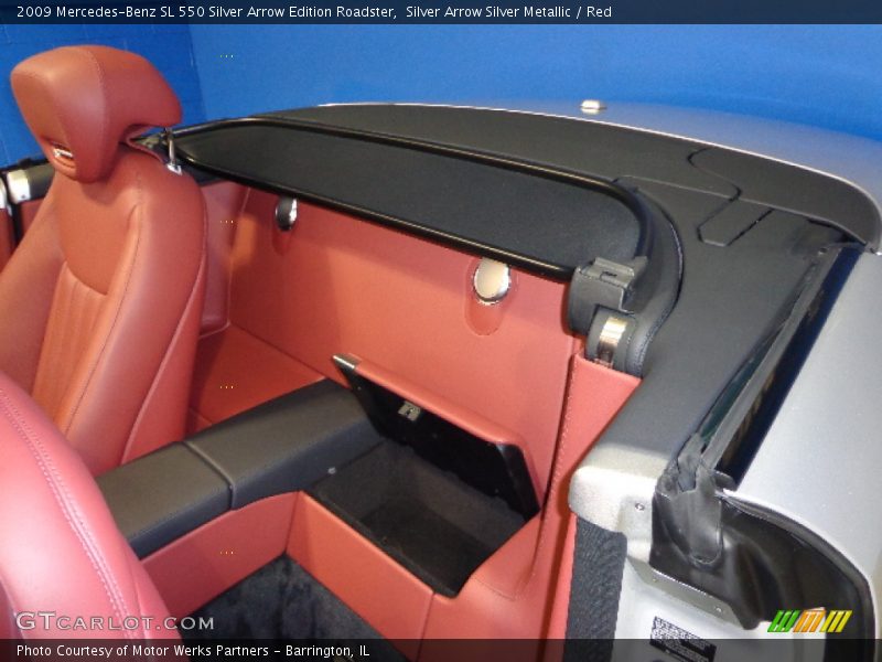 Silver Arrow Silver Metallic / Red 2009 Mercedes-Benz SL 550 Silver Arrow Edition Roadster