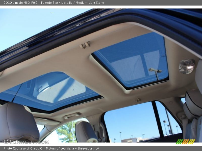 Sunroof of 2010 MKX FWD