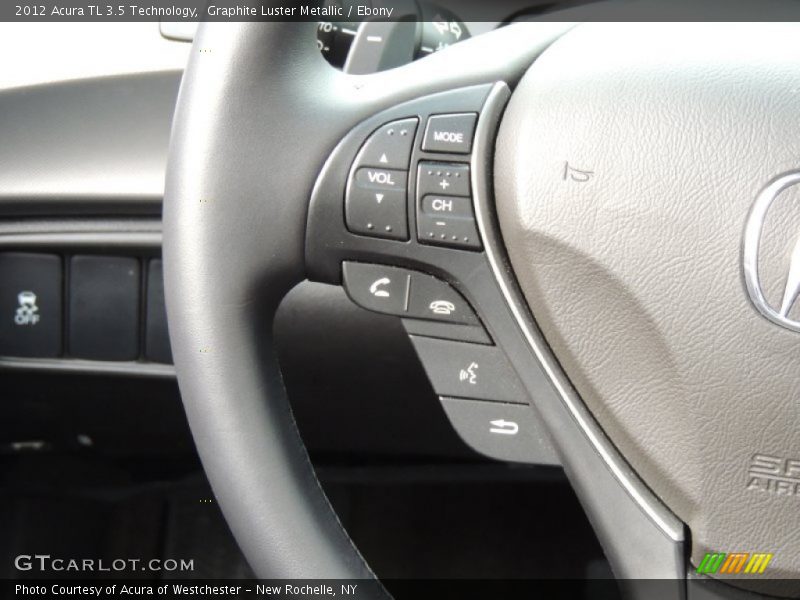 Graphite Luster Metallic / Ebony 2012 Acura TL 3.5 Technology
