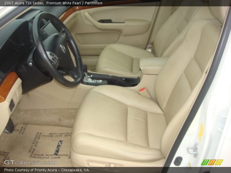 Front Seat of 2007 TSX Sedan