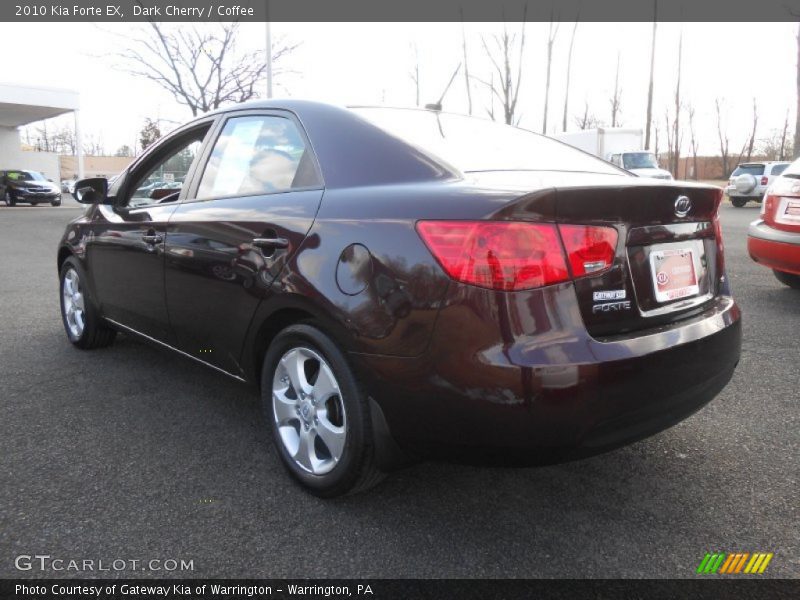 Dark Cherry / Coffee 2010 Kia Forte EX