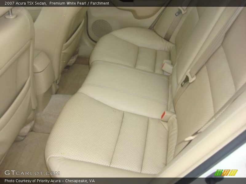 Premium White Pearl / Parchment 2007 Acura TSX Sedan