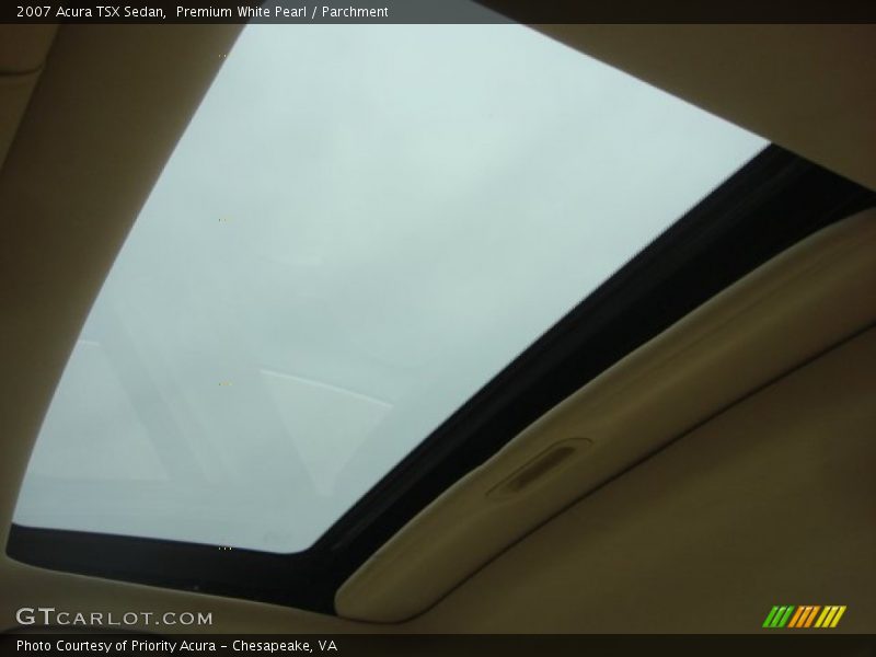 Premium White Pearl / Parchment 2007 Acura TSX Sedan