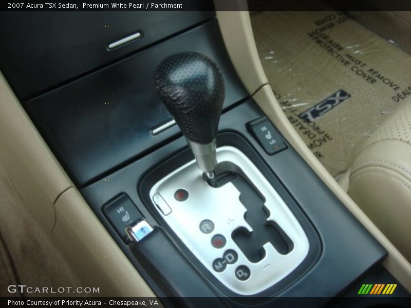  2007 TSX Sedan 5 Speed Automatic Shifter