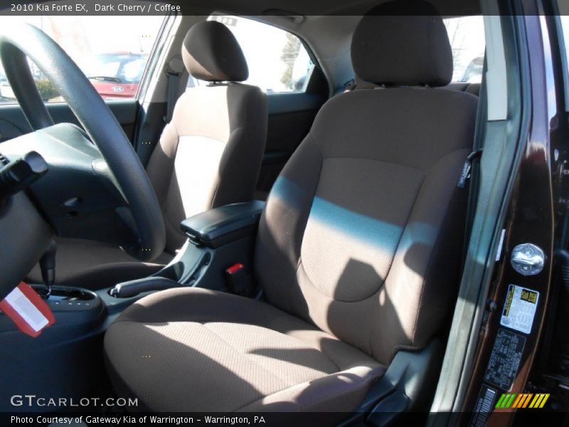 Dark Cherry / Coffee 2010 Kia Forte EX