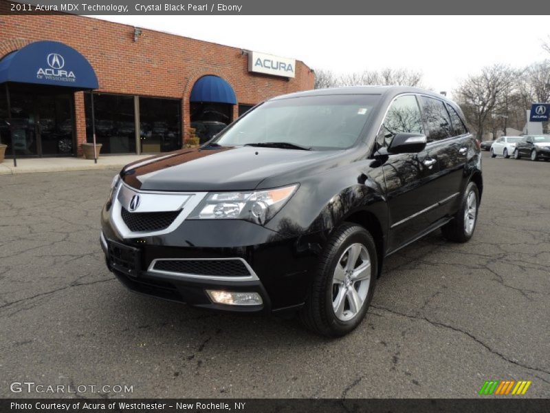 Crystal Black Pearl / Ebony 2011 Acura MDX Technology