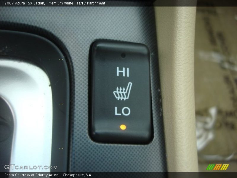 Premium White Pearl / Parchment 2007 Acura TSX Sedan