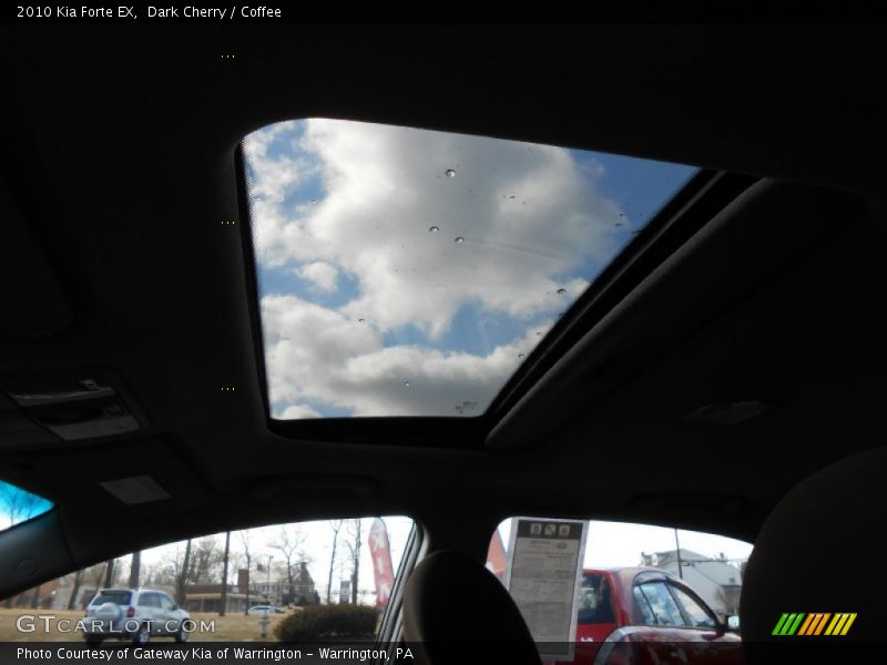 Dark Cherry / Coffee 2010 Kia Forte EX