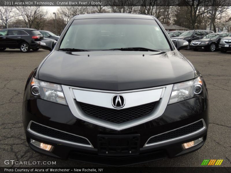 Crystal Black Pearl / Ebony 2011 Acura MDX Technology