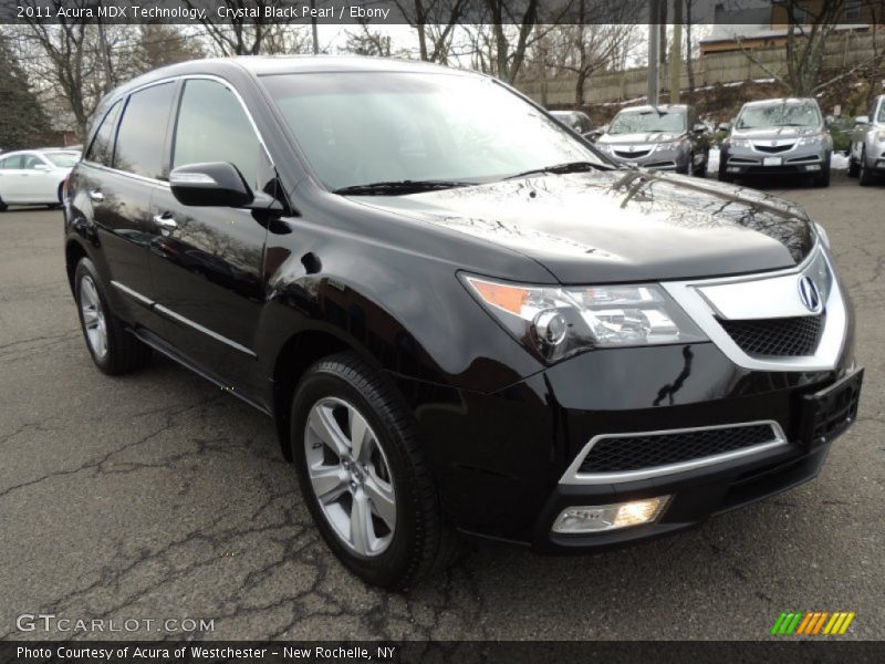 Crystal Black Pearl / Ebony 2011 Acura MDX Technology