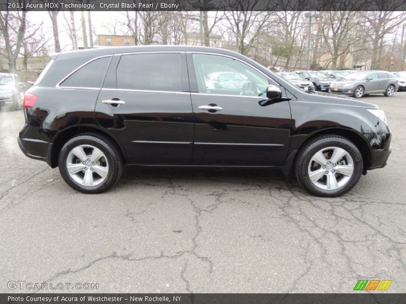 Crystal Black Pearl / Ebony 2011 Acura MDX Technology