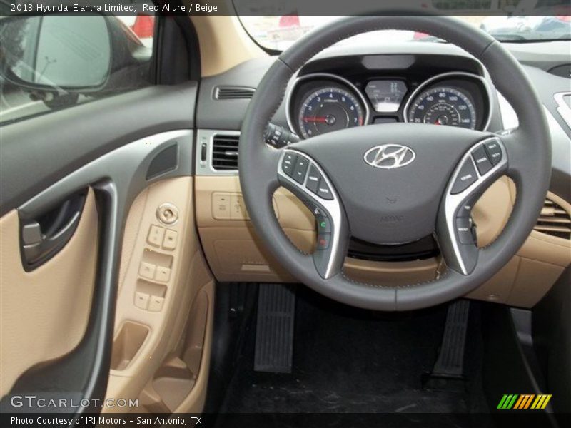  2013 Elantra Limited Steering Wheel
