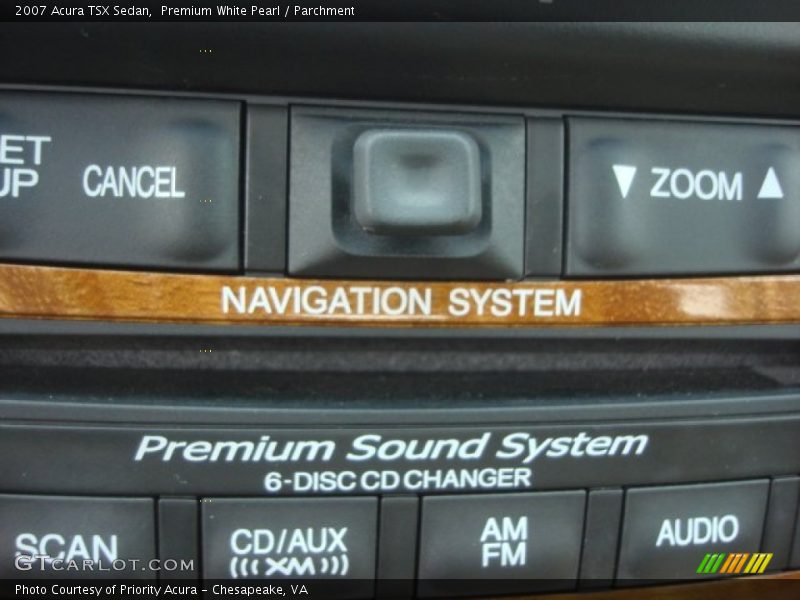 Premium White Pearl / Parchment 2007 Acura TSX Sedan