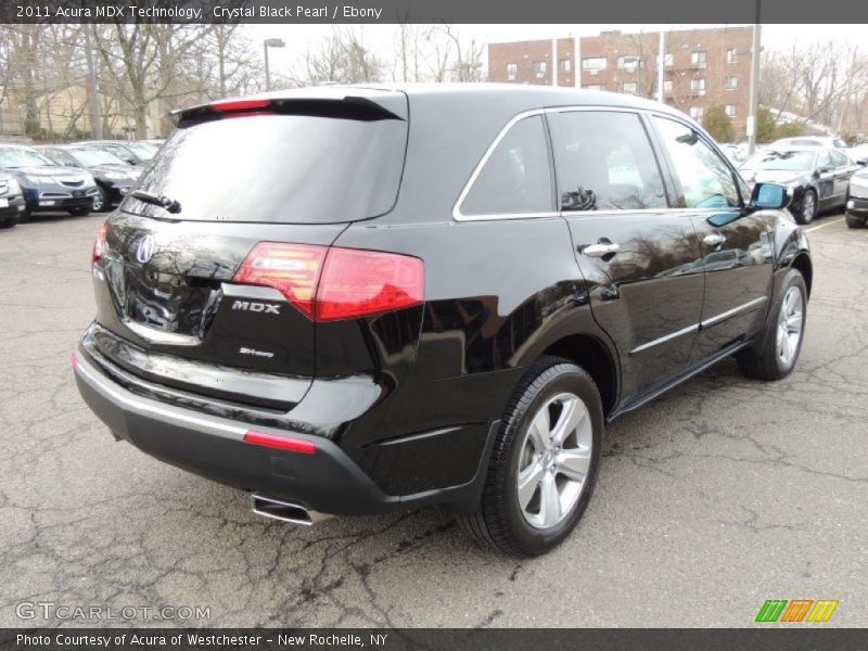 Crystal Black Pearl / Ebony 2011 Acura MDX Technology