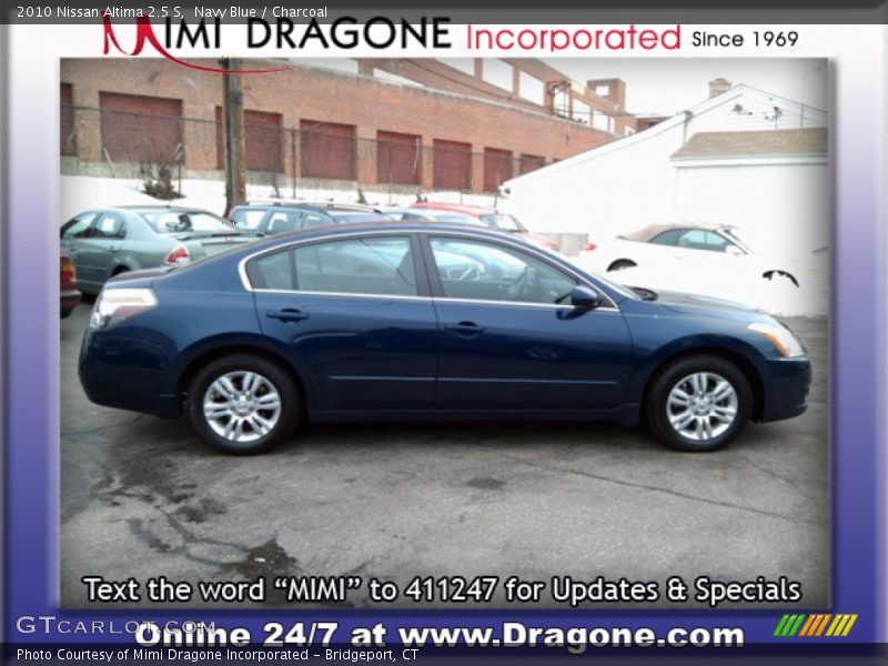 Navy Blue / Charcoal 2010 Nissan Altima 2.5 S