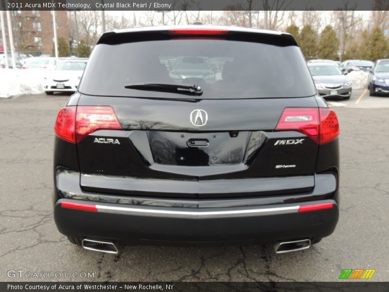 Crystal Black Pearl / Ebony 2011 Acura MDX Technology