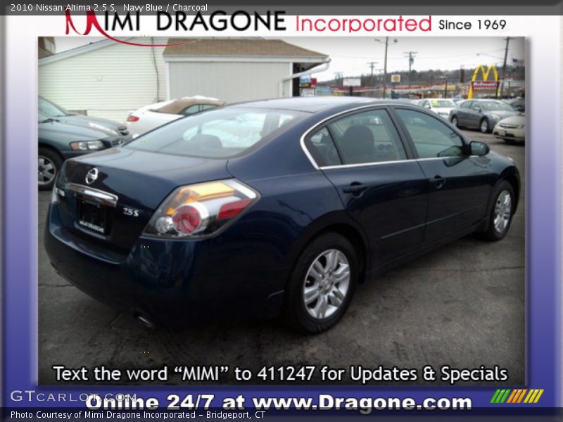 Navy Blue / Charcoal 2010 Nissan Altima 2.5 S
