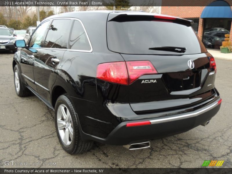 Crystal Black Pearl / Ebony 2011 Acura MDX Technology