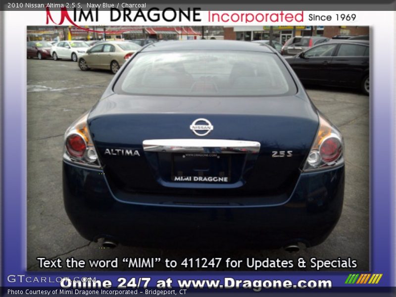 Navy Blue / Charcoal 2010 Nissan Altima 2.5 S
