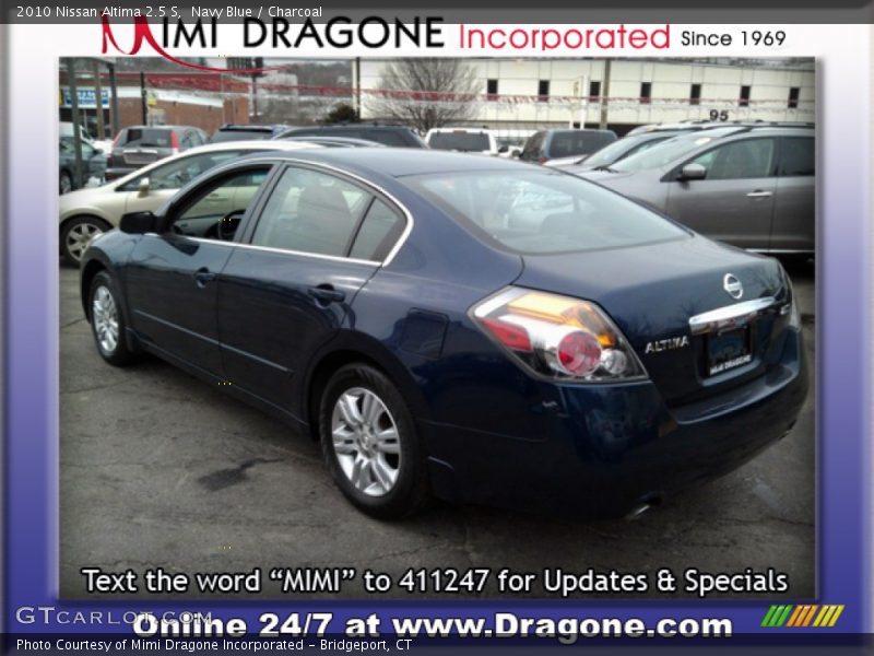 Navy Blue / Charcoal 2010 Nissan Altima 2.5 S
