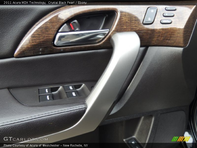 Crystal Black Pearl / Ebony 2011 Acura MDX Technology