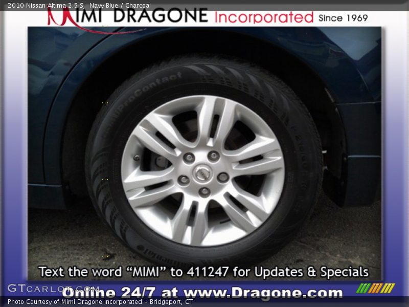 Navy Blue / Charcoal 2010 Nissan Altima 2.5 S