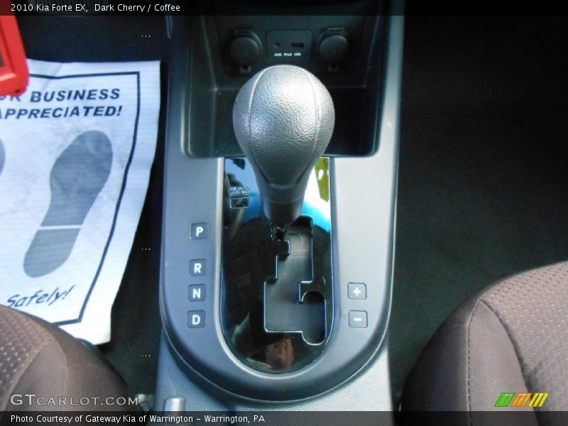  2010 Forte EX 4 Speed Sportmatic Automatic Shifter