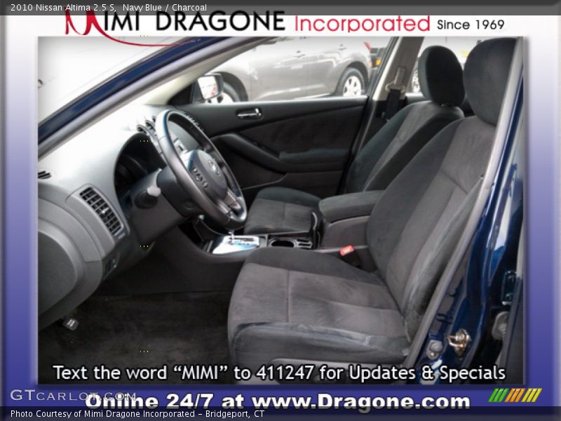 Navy Blue / Charcoal 2010 Nissan Altima 2.5 S