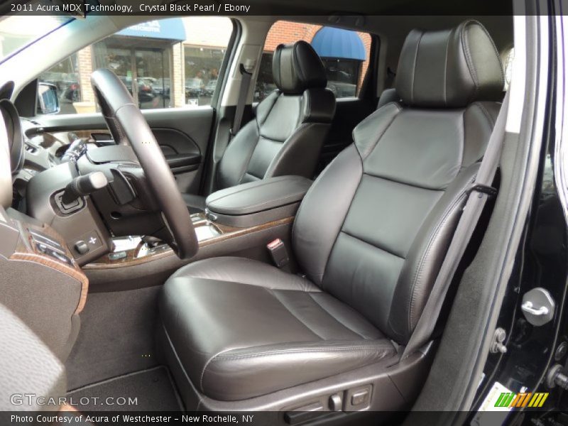 Crystal Black Pearl / Ebony 2011 Acura MDX Technology
