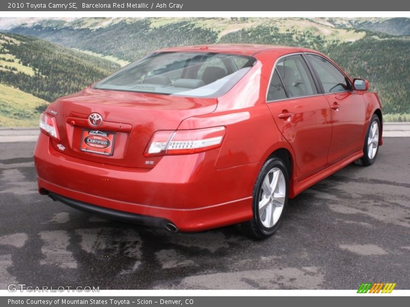 Barcelona Red Metallic / Ash Gray 2010 Toyota Camry SE