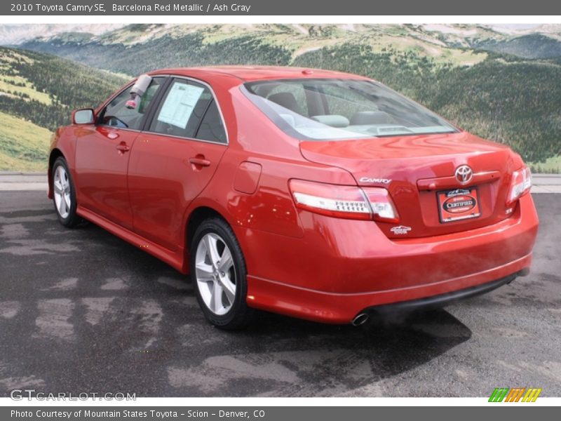 Barcelona Red Metallic / Ash Gray 2010 Toyota Camry SE