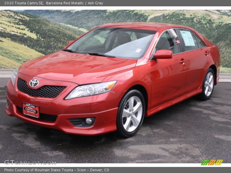 Barcelona Red Metallic / Ash Gray 2010 Toyota Camry SE
