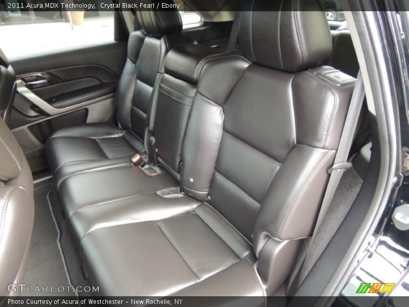 Crystal Black Pearl / Ebony 2011 Acura MDX Technology