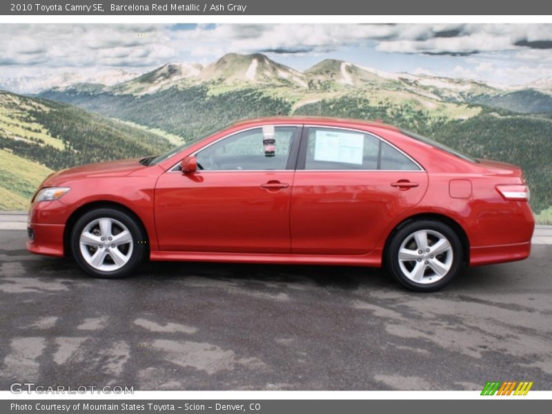  2010 Camry SE Barcelona Red Metallic