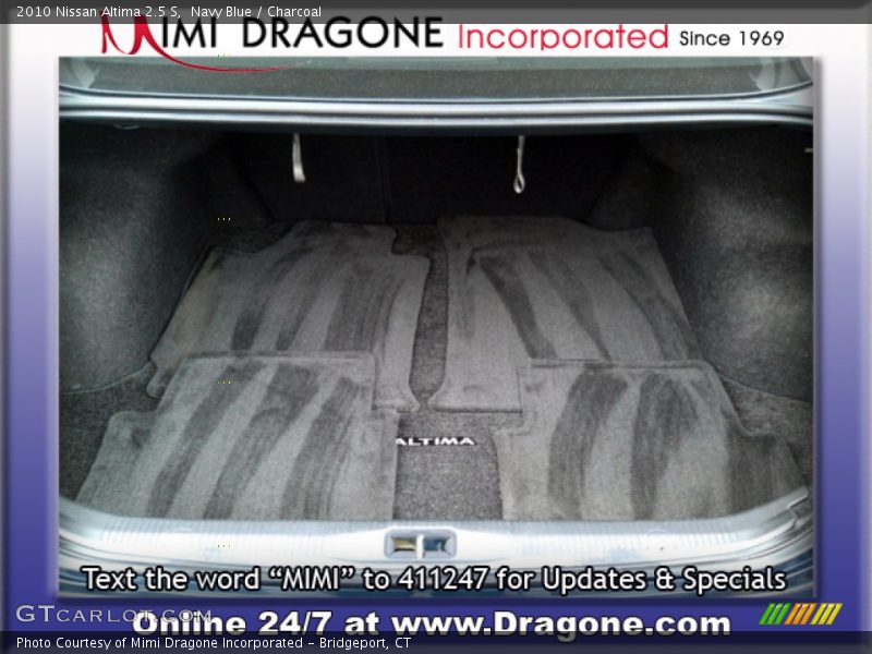 Navy Blue / Charcoal 2010 Nissan Altima 2.5 S
