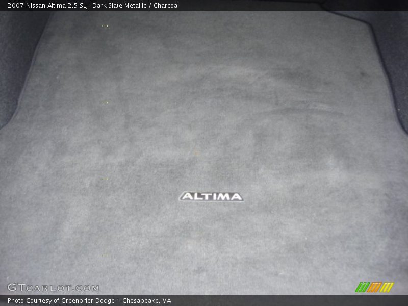 Dark Slate Metallic / Charcoal 2007 Nissan Altima 2.5 SL