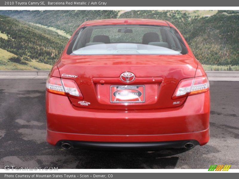 Barcelona Red Metallic / Ash Gray 2010 Toyota Camry SE