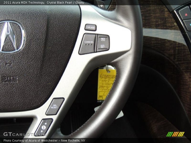 Crystal Black Pearl / Ebony 2011 Acura MDX Technology