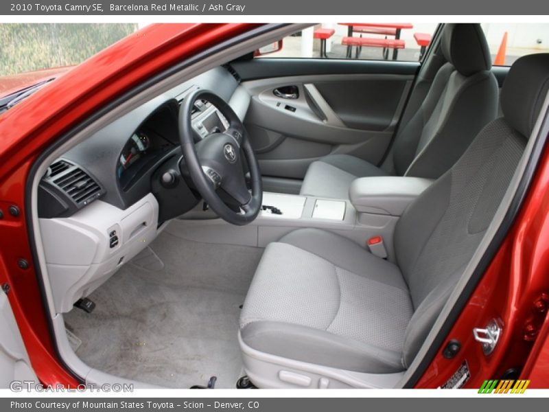 2010 Camry SE Ash Gray Interior