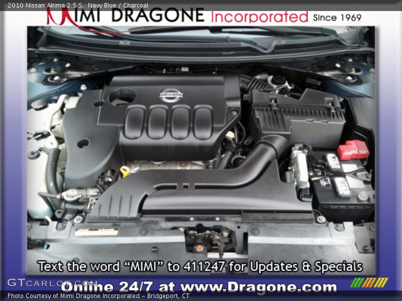 Navy Blue / Charcoal 2010 Nissan Altima 2.5 S