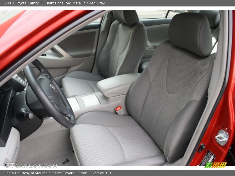 Front Seat of 2010 Camry SE