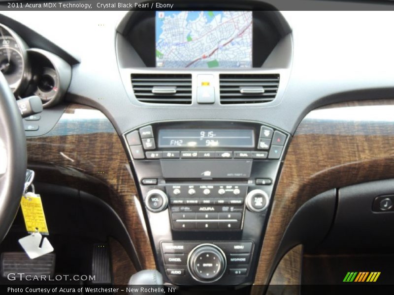 Crystal Black Pearl / Ebony 2011 Acura MDX Technology