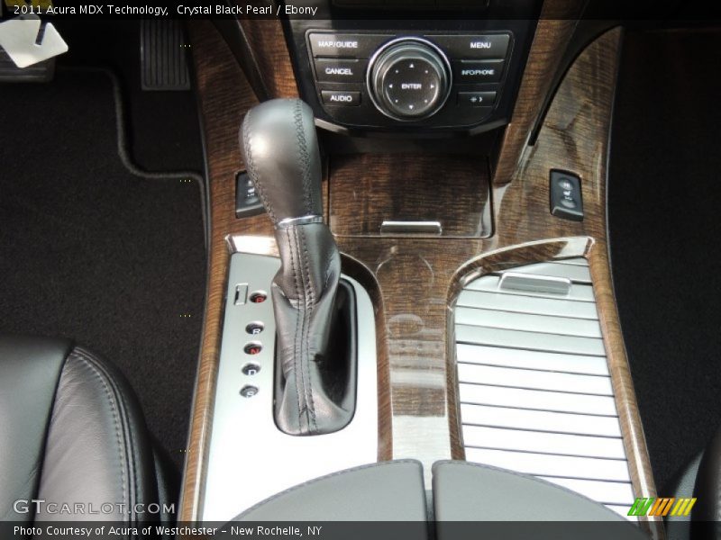 Crystal Black Pearl / Ebony 2011 Acura MDX Technology