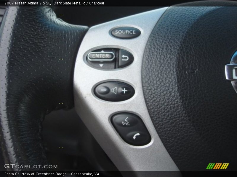 Dark Slate Metallic / Charcoal 2007 Nissan Altima 2.5 SL
