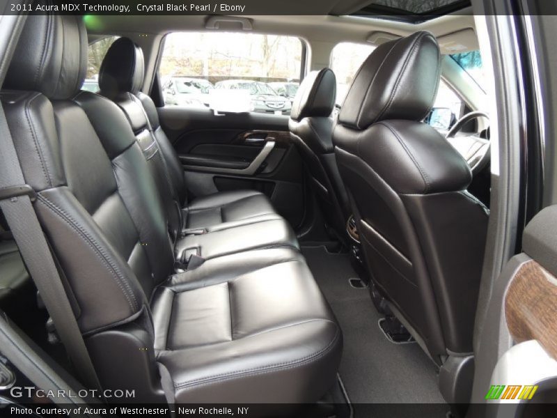 Crystal Black Pearl / Ebony 2011 Acura MDX Technology