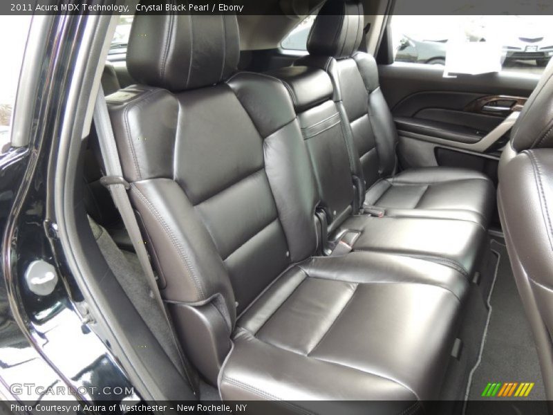 Crystal Black Pearl / Ebony 2011 Acura MDX Technology