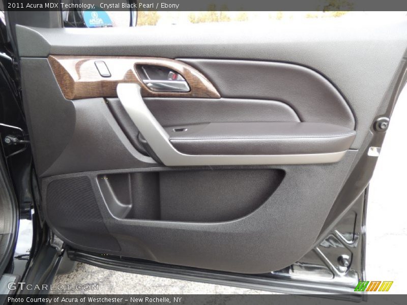 Crystal Black Pearl / Ebony 2011 Acura MDX Technology