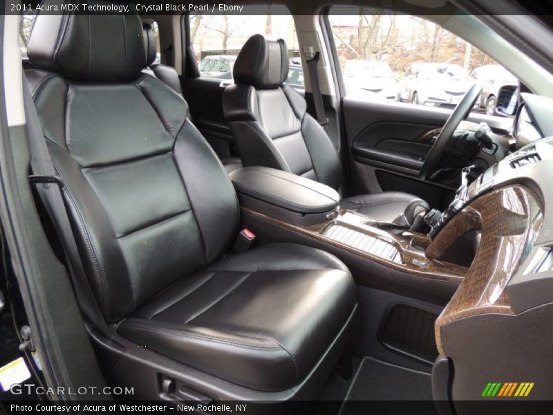 Crystal Black Pearl / Ebony 2011 Acura MDX Technology