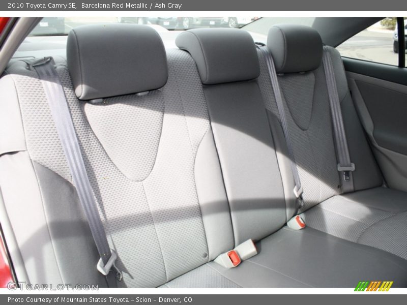 Rear Seat of 2010 Camry SE
