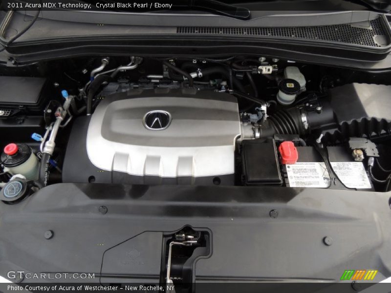 Crystal Black Pearl / Ebony 2011 Acura MDX Technology